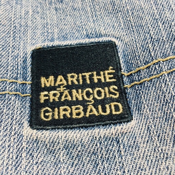 Vtg Y2K Marithe Francois Girbaud Men 40 Blue Denim Urban Street Jorts Shorts - Picture 7 of 11